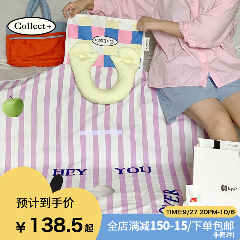 艺术收藏夹 原创防水野餐垫户外坐垫防潮可携式郊游可摺叠音乐节
