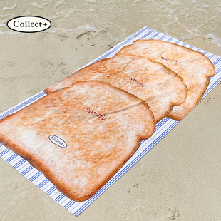艺术收藏夹 海边沙滩巾吸水速干披肩超大便携防晒巾沙滩旅行运动