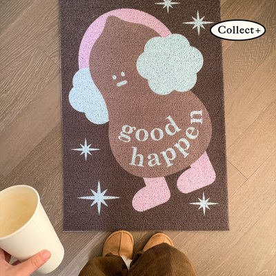 艺术收藏夹新年丝圈地垫