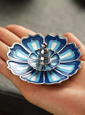 敦煌莲花香插室内檀香线香盘香炉