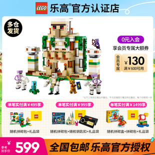 LEGO乐高我 世界21250铁傀儡堡垒玩具积木益智男孩女孩儿童礼物