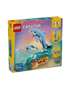 1月新品 LEGO乐高31385三合一美丽的海豚益智拼搭积木儿童玩具