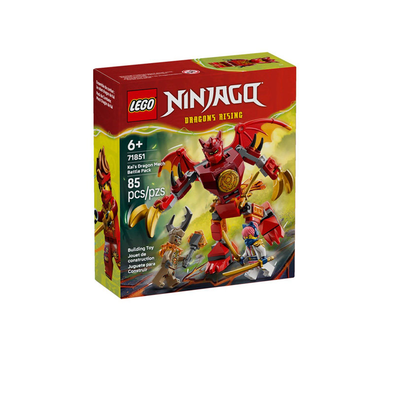 LEGO乐高71851凯的神龙战斗机甲益智拼搭积木儿童玩具