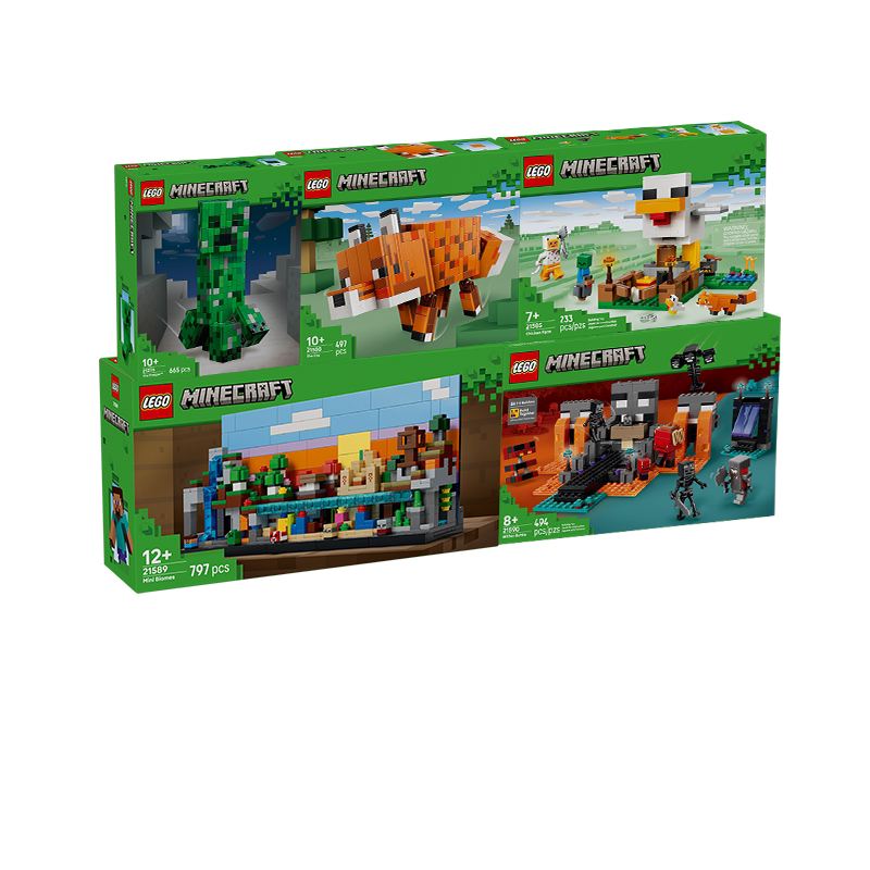 LEGO乐高2026我的世界系列儿童益智拼装积木玩具