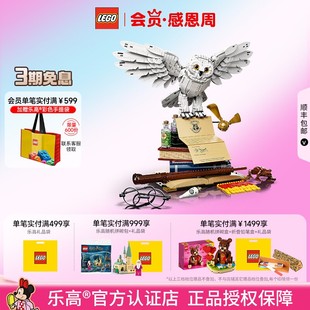 LEGO乐高哈利波特76391海德薇猫头鹰儿童拼搭积木 新年礼物
