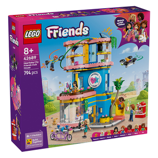 【1月新品】LEGO乐高42689心湖城好朋友俱乐部女孩拼搭积木玩具