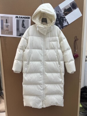 Fr设计师品牌2025冬季新款韩版宽松显瘦设计感纯色连帽羽绒服外套