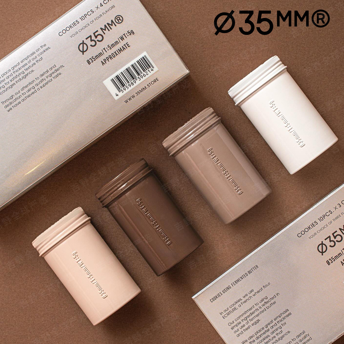 日本原装进口35MM法式发酵黄油饼干曲奇多色罐装10枚高档送礼盒装