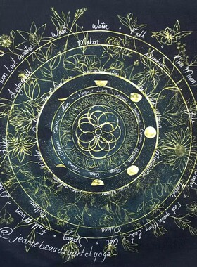 专业级绒布桌布 桌垫 塔罗桌布 餐桌垫 塔牌布塔 魔法塔罗牌绒布