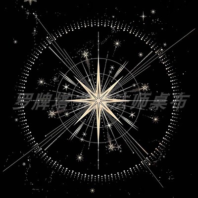 罗牌塔书塔罗桌布绒布魔法阵桌布