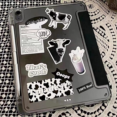 高级感适用华为matepadAir12保护套DIY贴纸13.2亚克力2025防摔10.8寸透明pro12.2寸防弯10.95三折11.5s