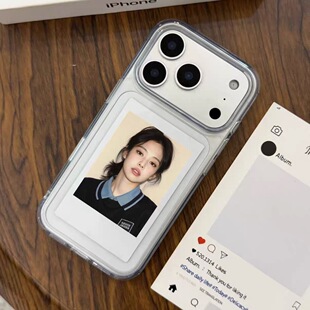 小红书同款 金智妮jennie照片适用苹果17手机壳16pro来图定制15标签14高透明13防摔12创意11高级xsmax