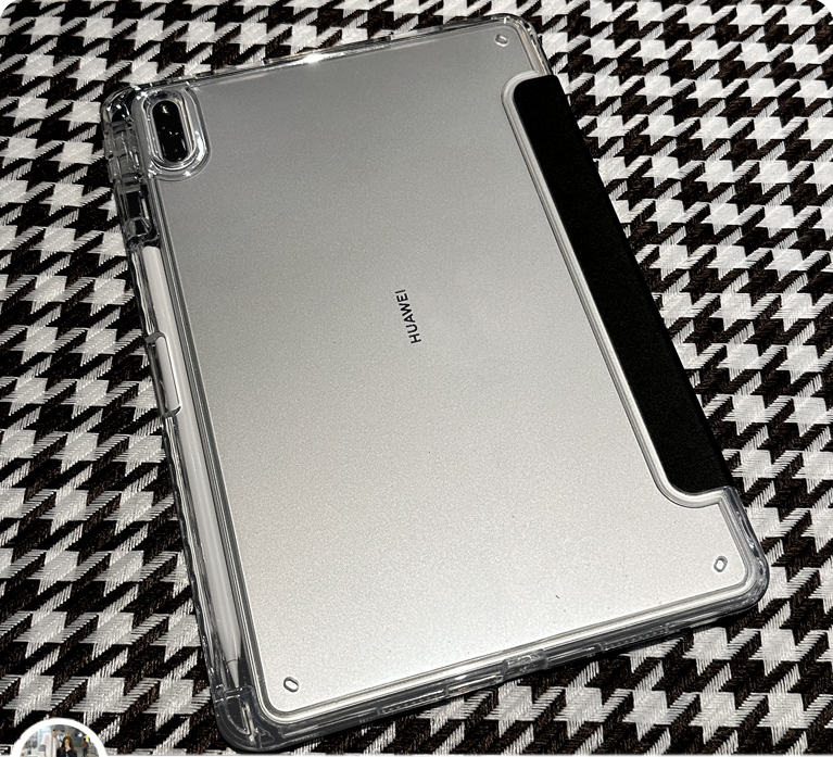 高透华为matepad11保护套2024亚克力10.4小红书Air12适用air11.5带笔槽10.8防摔10.95简约pro12.2