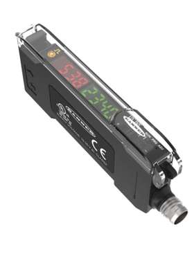 Banner DF-G1-KS-Q7 光纤放大器 PNP 推挽输出 IO-Link 960 mW IP