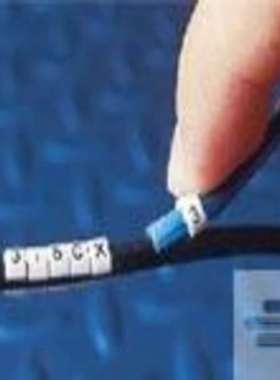 TE 1-1768041-5 Connectivity STD 01 卡扣式电缆标记器 黄色预印