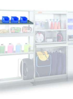 Manorga ATL2TABTOLINC1040 RAL 7040 四层板 镀锌储物架系统 货