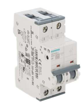 Siemens 5SY4206-7 西门子Sentron 5SY4 MCB 2P 6A Curve C 400V