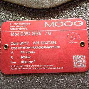 D954-2045/G HP-R18A1-RKP063KM28C1Z00 # MOOG//穆格 液压泵