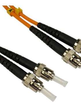 RS PRO RS PRO ST TO ST 多模 OM2 光纤电缆 3mm 橙色 1 米