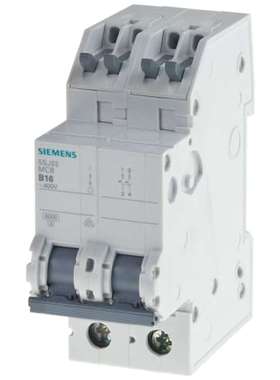 Siemens 5SJ6213-7KS 西门子 SENTRON 5SJ6 MCB 2P 13A 曲线 C 5