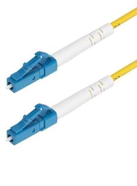 Startech SPSMLCLC-OS2-3M 星科 LC转LC单模单模OS2光纤电缆 黄色