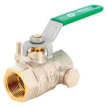 Sferaco 506004 镀镍黄铜球阀 螺纹球阀 BSP 1/2英寸 40bar 工作