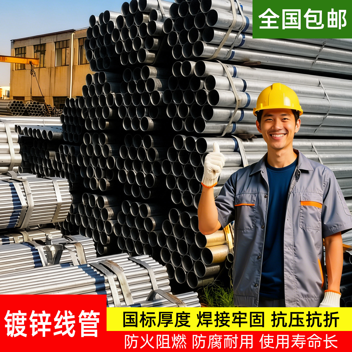 kbg管金属线管镀锌穿线管jdg管电线管电缆保护管铁管圆管 20 25
