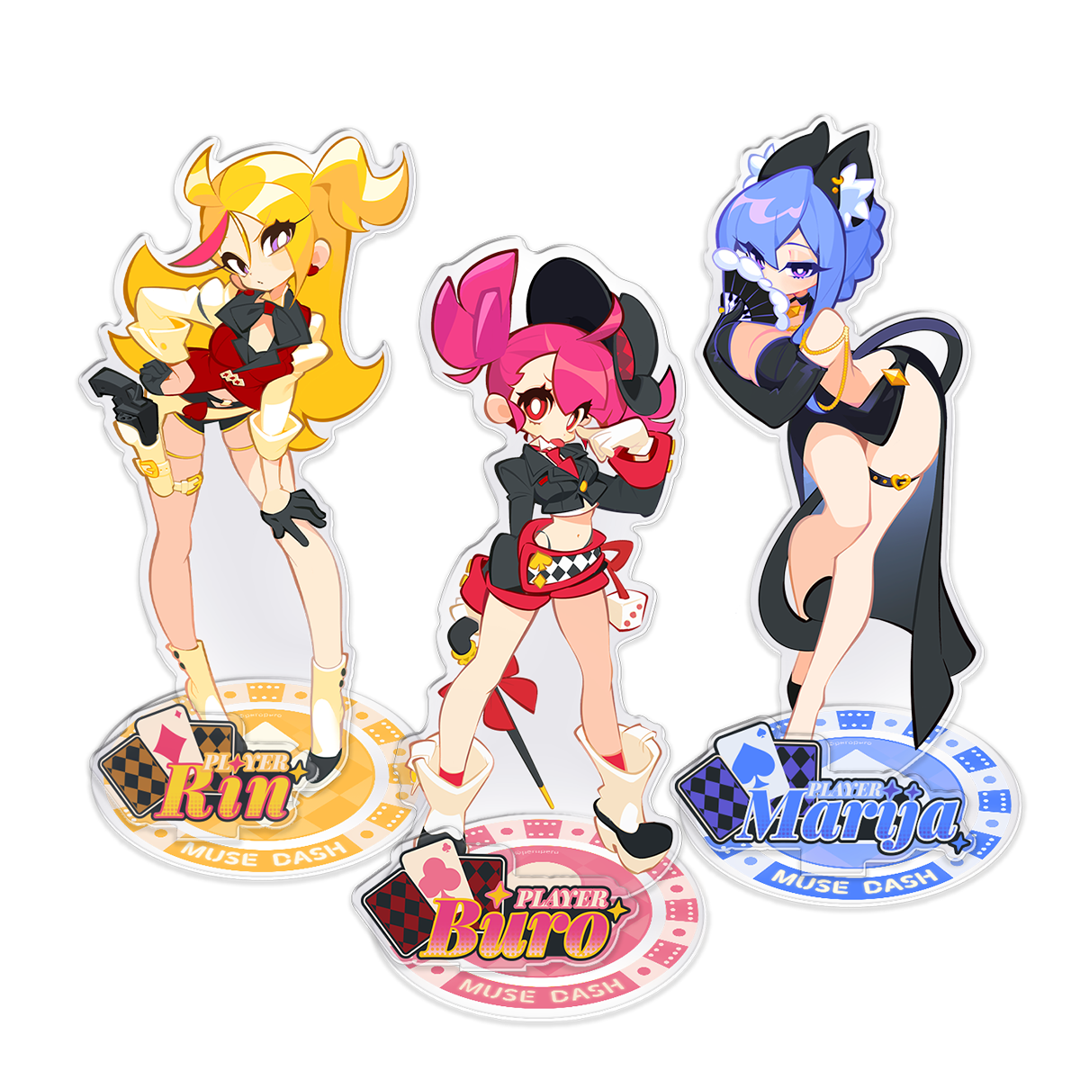 MuseDash 形影博弈亚克力立绘立牌 双插 喵斯快跑官方周边