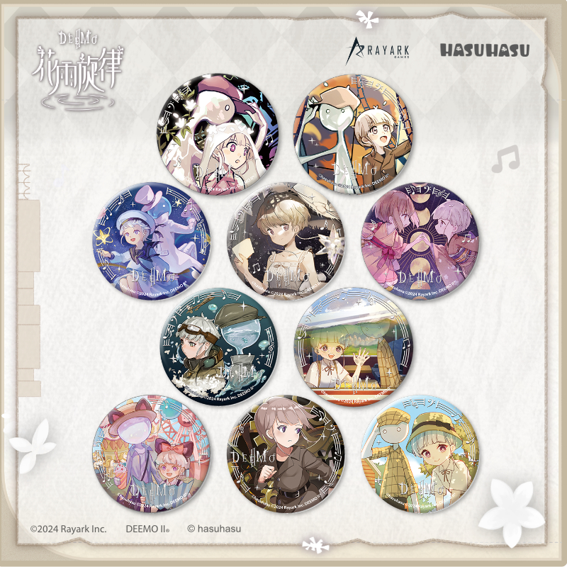 DEEMOII花韵曙光触感烫银徽章