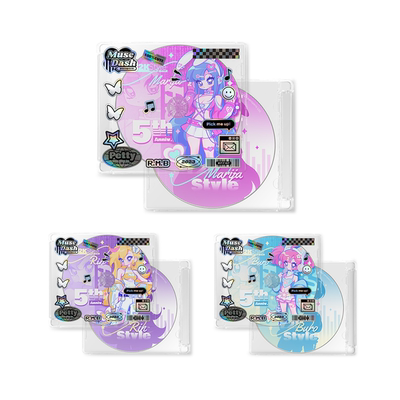 5周年千禧热潮贴纸亚克力CD