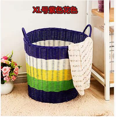 收纳筐藤编衣娄卫生间装衣放换洗衣服大蓝子脏衣篮污衣袋衣物框桶|msdalam kategori penyatuan simpanan, Rumah Storage Appliances, keranjang penyimpanan, bakul dobi - dari Buy2taobao.com untuk memberikan perkhidmatan ejen Taobao profesional membeli