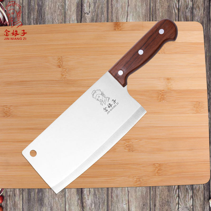 金娘子阳江菜刀厂塑料柄菜刀传统中式肉片刀厂家货源