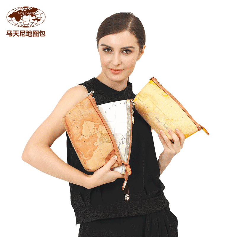 地图包马天尼链条手机包小方包小