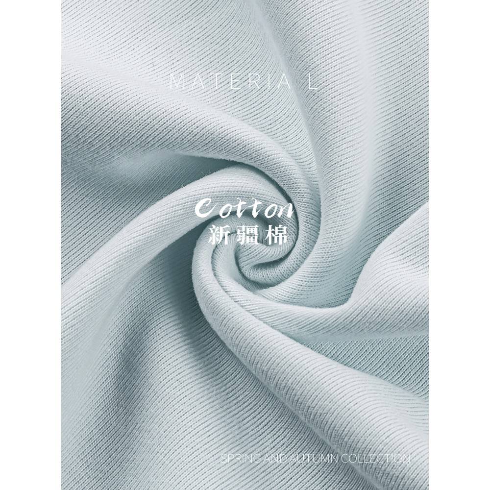 蓝2套色外女初春韩系慵懒风厚2卫衣春季开BG-23-47春穿搭早春加绒