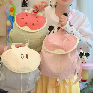 名牌学院风双肩包包女式2025新款春夏时尚出游旅行小背包百搭通勤