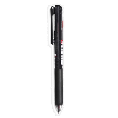 得力红黑双色笔学生笔记