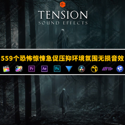 无损音效-559恐怖音乐密室逃脱惊悚急促紧张害怕压抑环境氛围音效