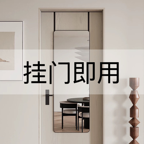 全身镜挂门穿衣镜家用简约壁挂