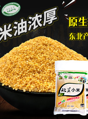 北显东北黄小米一份4斤新鲜农家