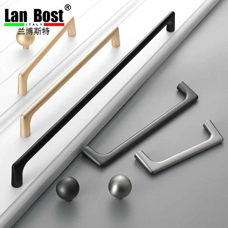 单孔灰色美式风抽屉柜门