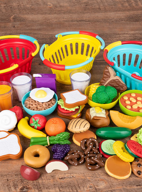 FritzS娃娃家慢回弹玩具牛排美食食物模型食品仿真水果蔬菜益智