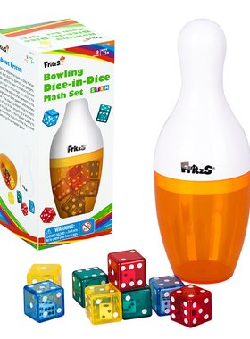 FritzS幼儿童数学算术启蒙教具加减法早教益智保龄球亲子互动玩具