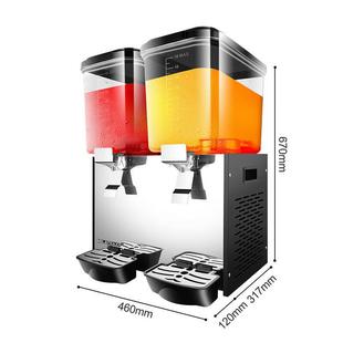 美莱特YLJ商用冷饮机单冷18L双缸三缸果汁机自助餐厅酸梅汤饮料机