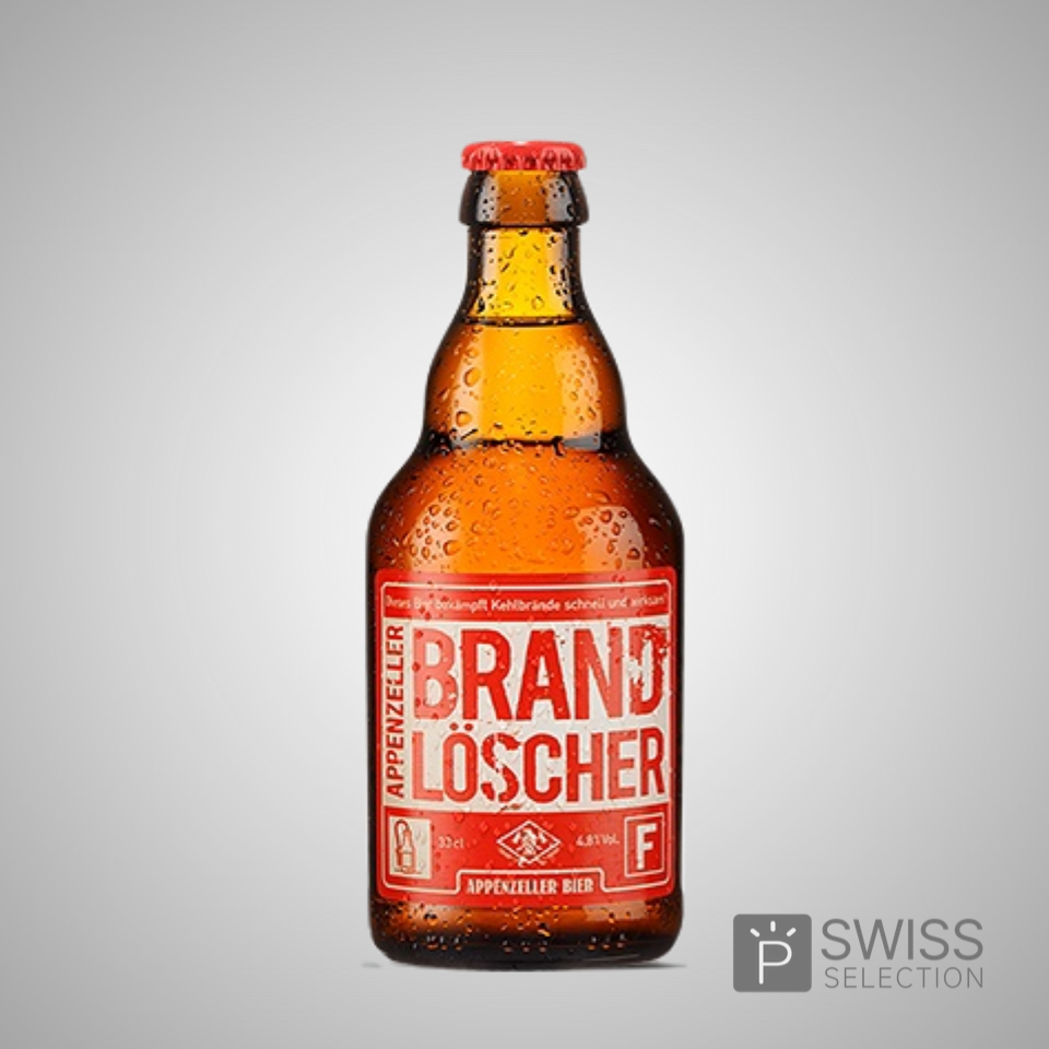 瑞士阿彭策尔灭火器拉格精酿啤酒 BrandLöscher Lager 330ml*6瓶-封面