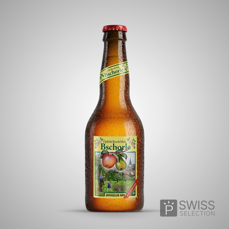 瑞士阿彭策尔水果无醇啤酒 non-alcoholic fruit beer 330ml*6瓶