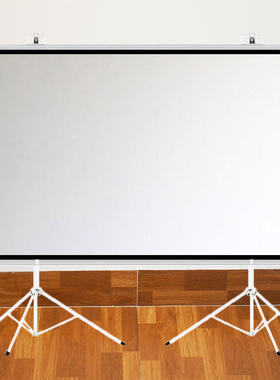 可移动120寸150寸投影幕布家用投影仪幕布支架落地投影仪支架幕布