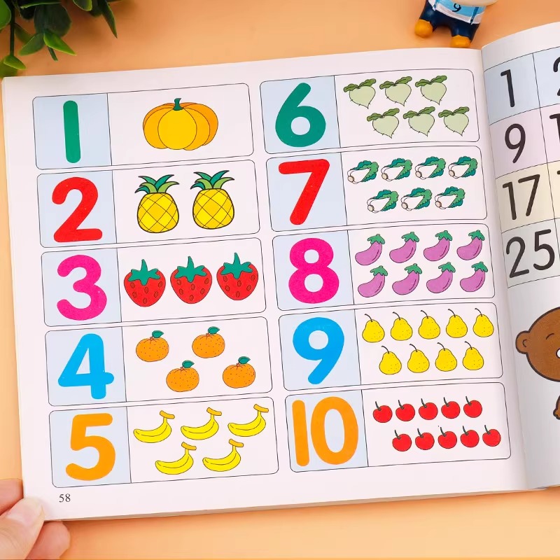 宝宝认识数字123启蒙认知早教书