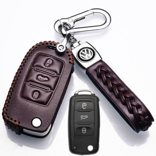2022款大众朗逸启航钥匙套专用19款朗逸启航风尚舒适版真皮包21扣