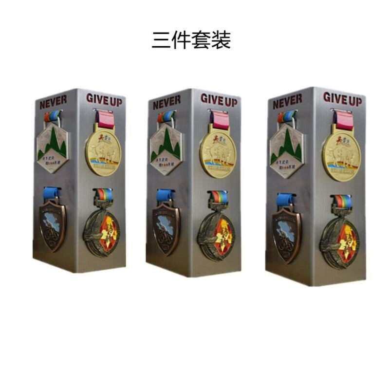 马拉松奖牌展示架304不锈钢KEEP奖牌收纳架桌面奖牌收纳陈列柜