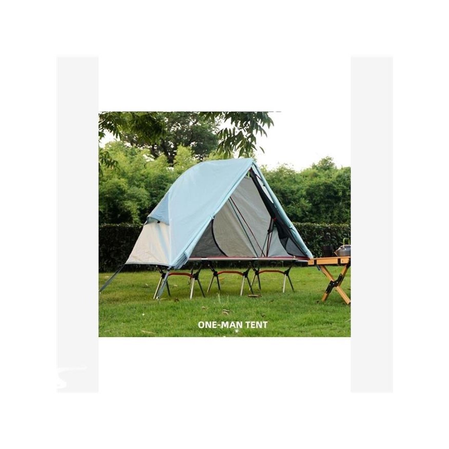 离地单人帐篷便携式户外钓鱼野营行军床防风雨抗紫外线帐篷厂家